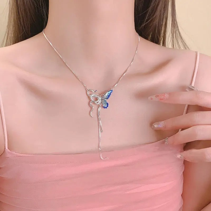 Korean Butterfly Necklace