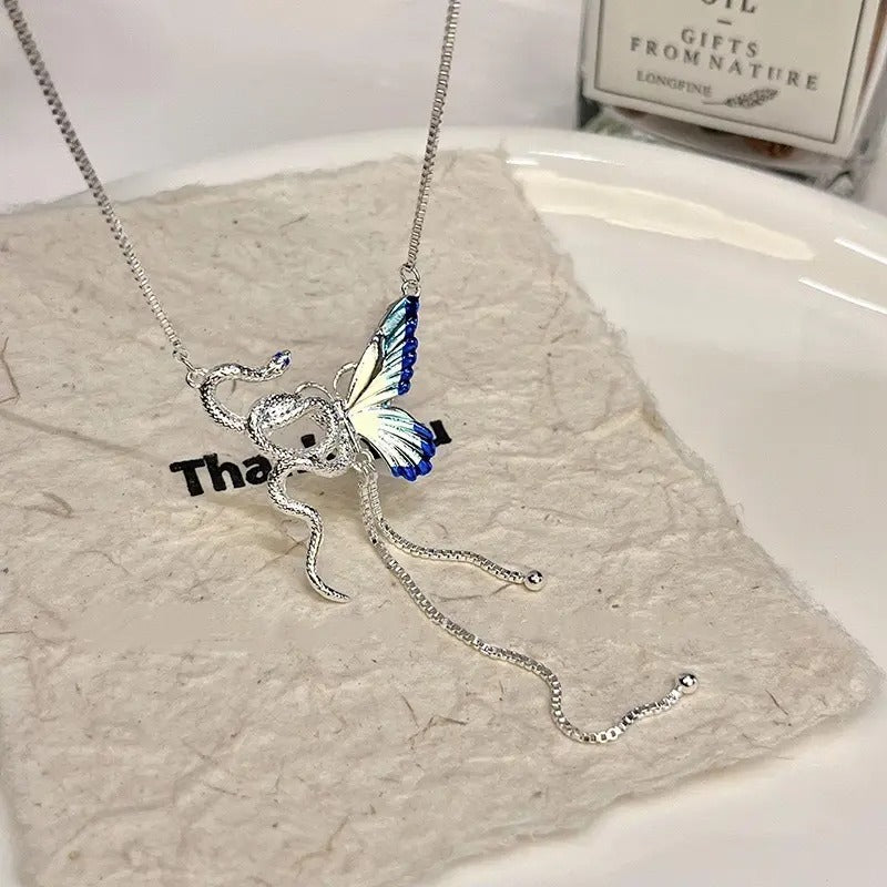Korean Butterfly Necklace