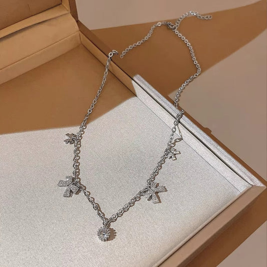 Bow Charms Necklace