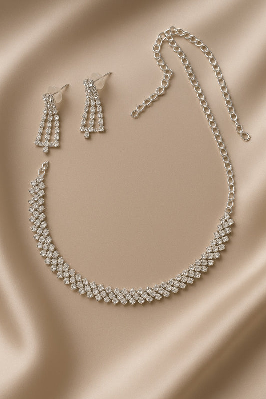 Crystal Fleur Necklace