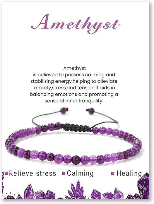 💜 Amethyst Anklet