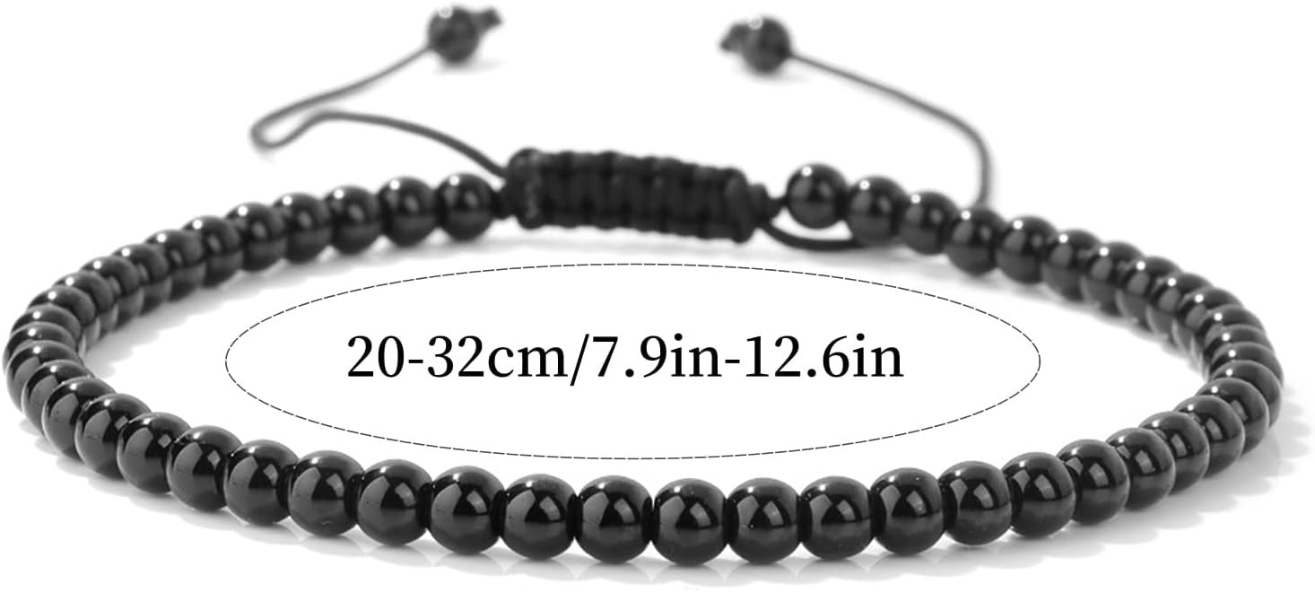 ⚫🧿 Black Obsidian Anklet