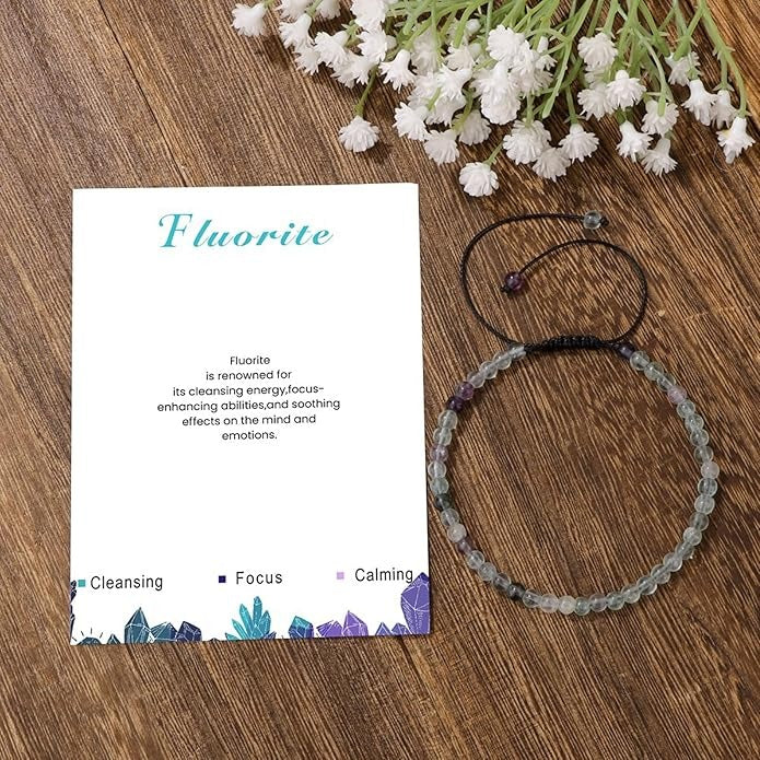 🌈 Fluorite Anklet