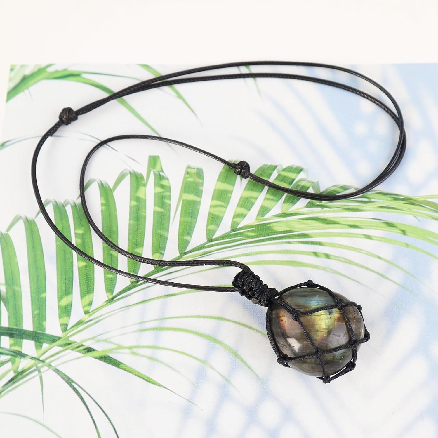 ✨🔮 Labradorite Crystal Pendants