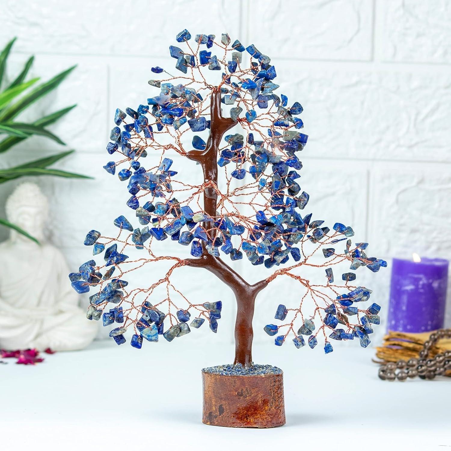 🔵 Lapis Lazuli Crystal Tree