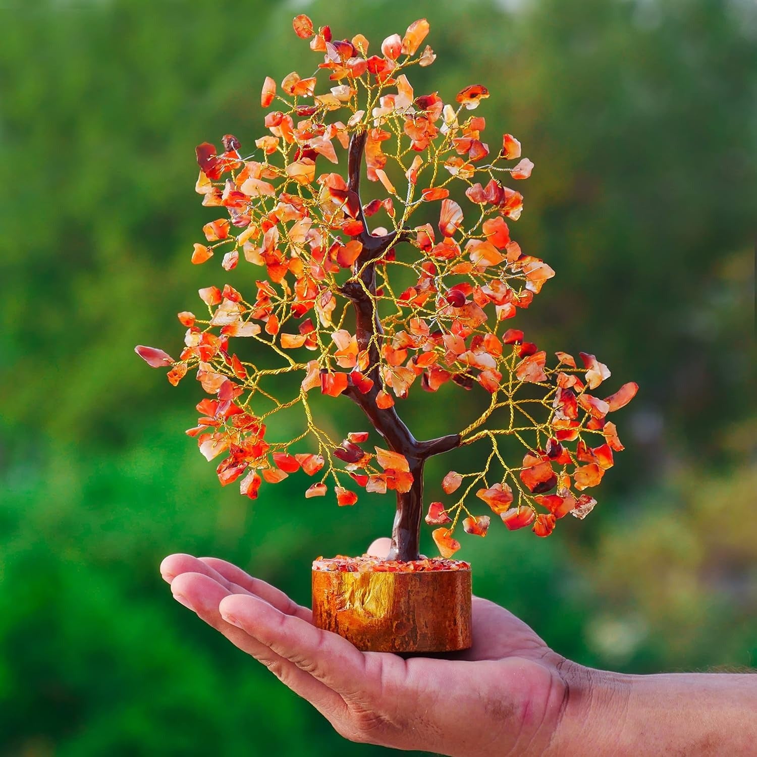 ❤️ Red Carnelian Crystal Tree