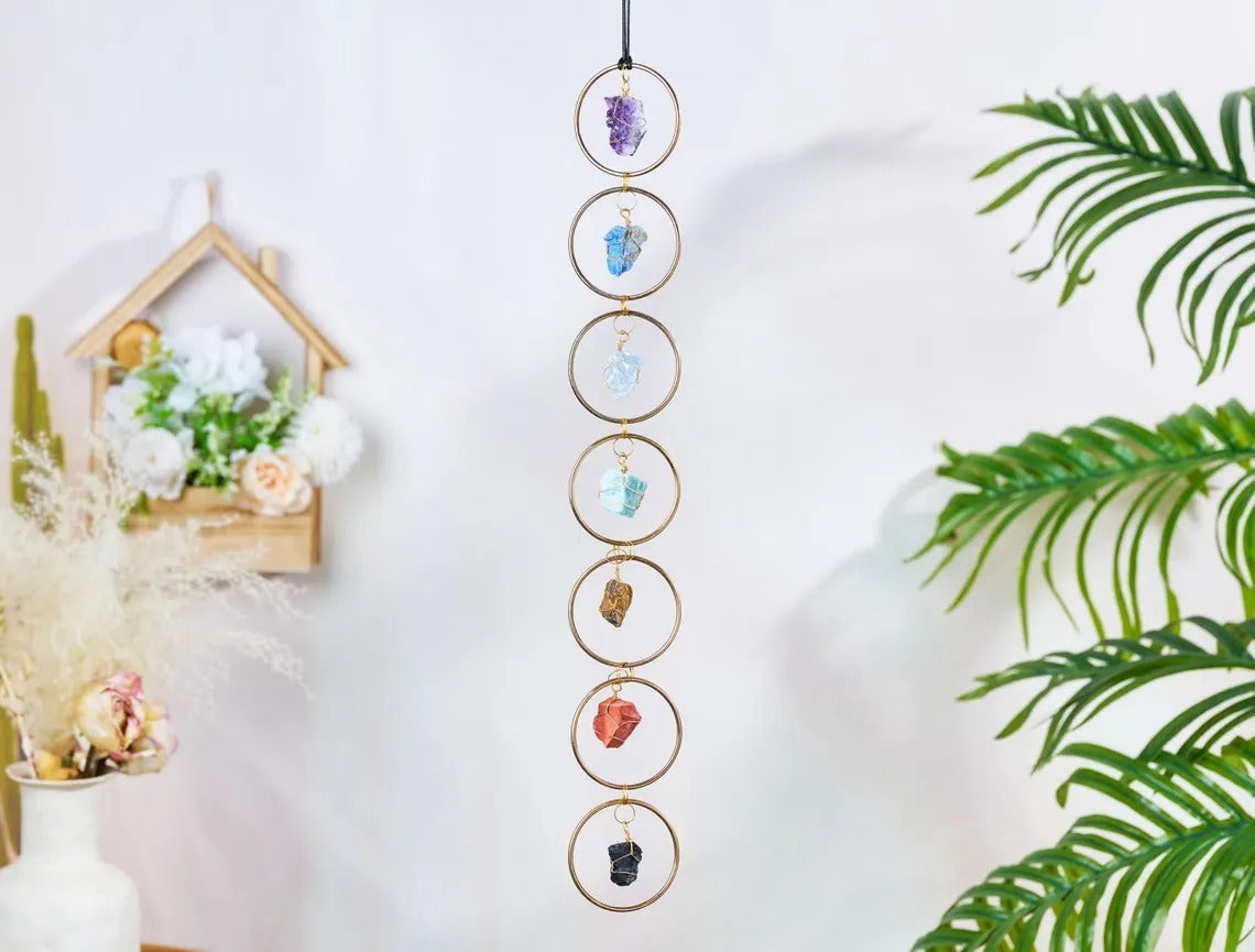 🌈 Seven Chakra Crystal Hanger