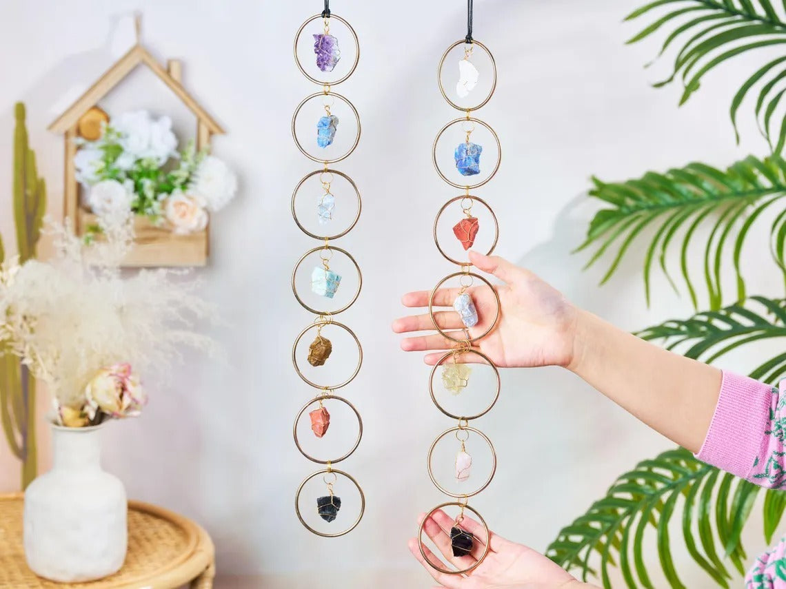 🌈 Seven Chakra Crystal Hanger