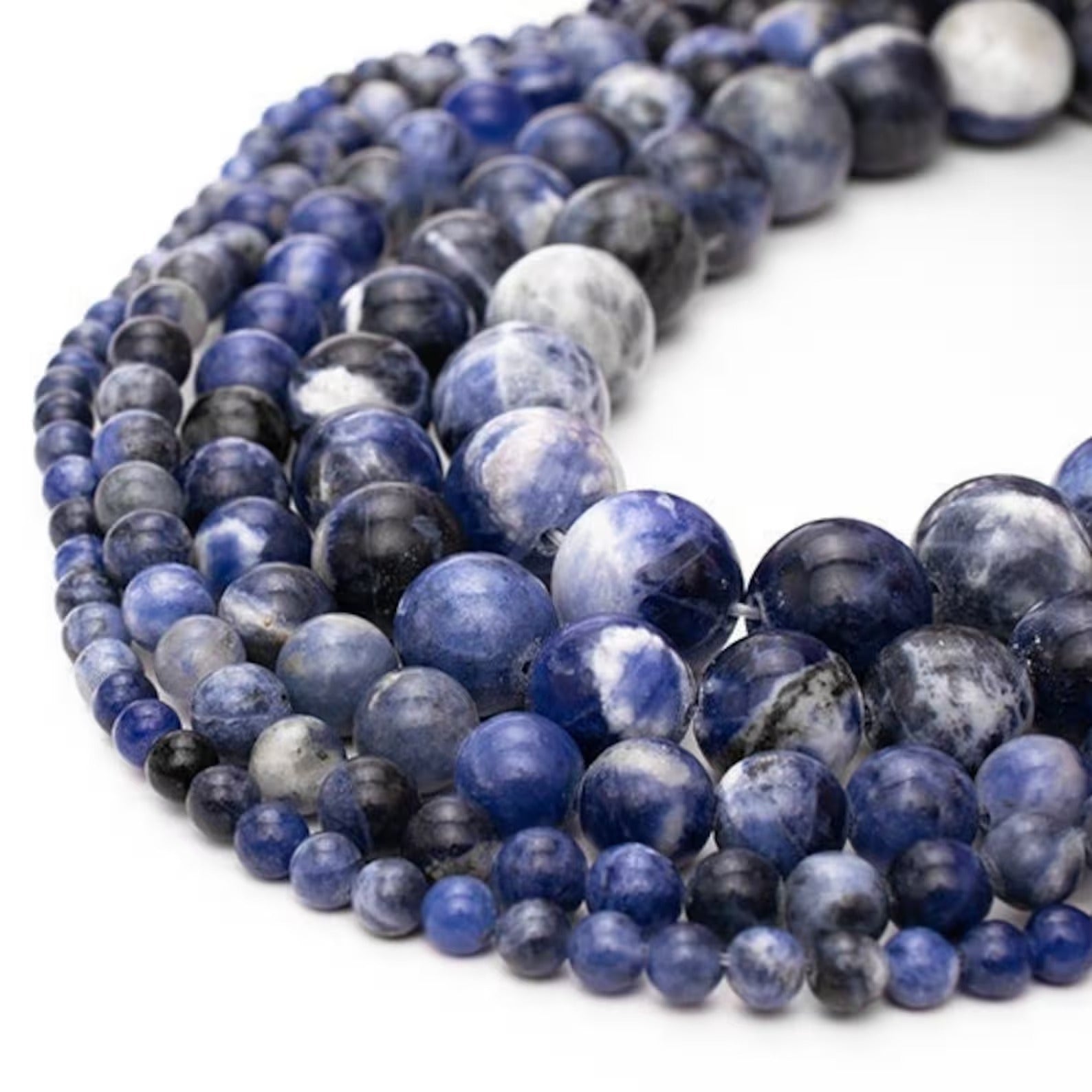 💙 Sodalite Beads Strand