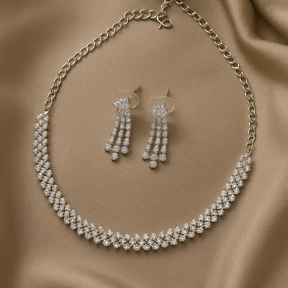 Crystal Fleur Necklace